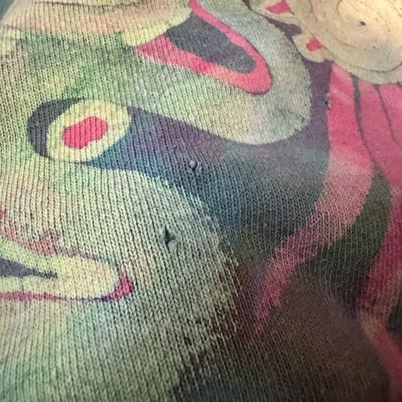 Batikwalla handmade batik tie dye cotton hoodie - Picture 4 of 4